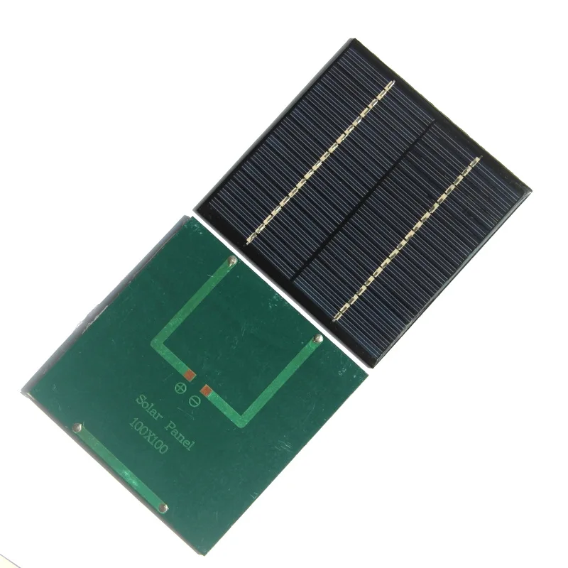 Wholesale Custom 1.2W Mini Small Size Solar Panel 12V Battery Charger 100mm X 100mm Solar Cells