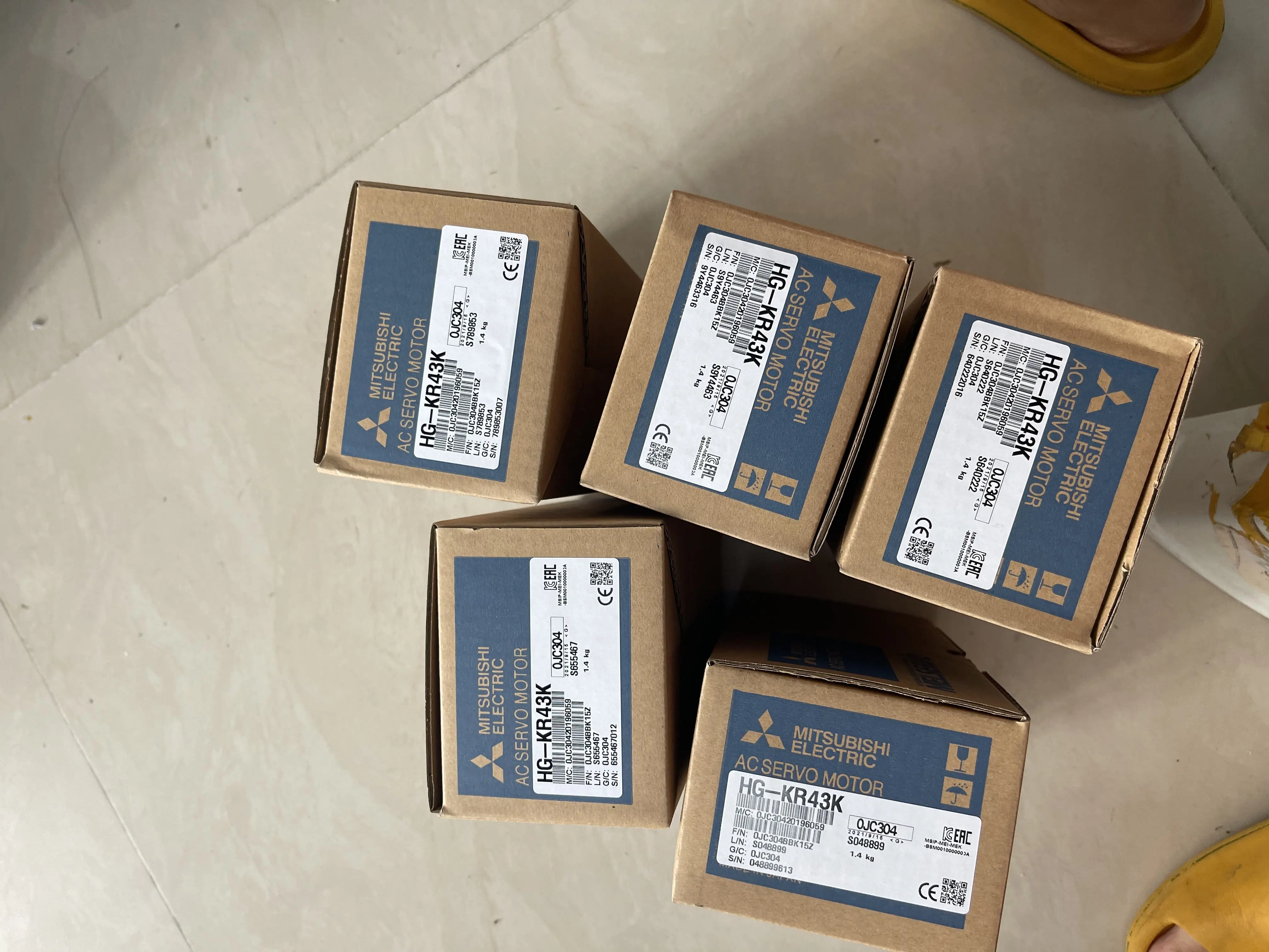 MITSUBISHI AC Servo Motor HG-KR43K