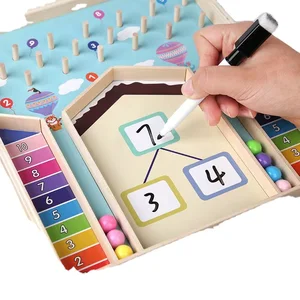 Within 10 Number Decomposition Ball Teaching AIDS Children Connect Math Plus or Minus Arithmetic Wooden Toy