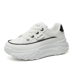 HY906 Women's Loafers Korean Version Summer Sports and Leisure Shoes Height-increasing and Breathable for Spring and Autumn