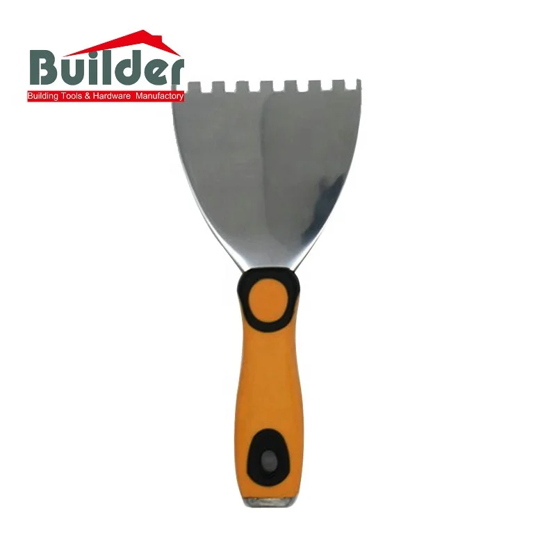 Multi-Functional Stainless Steel Paint Scraper and Spackle Knife with Hammer End Razor Blade New Category Product Putty Knife