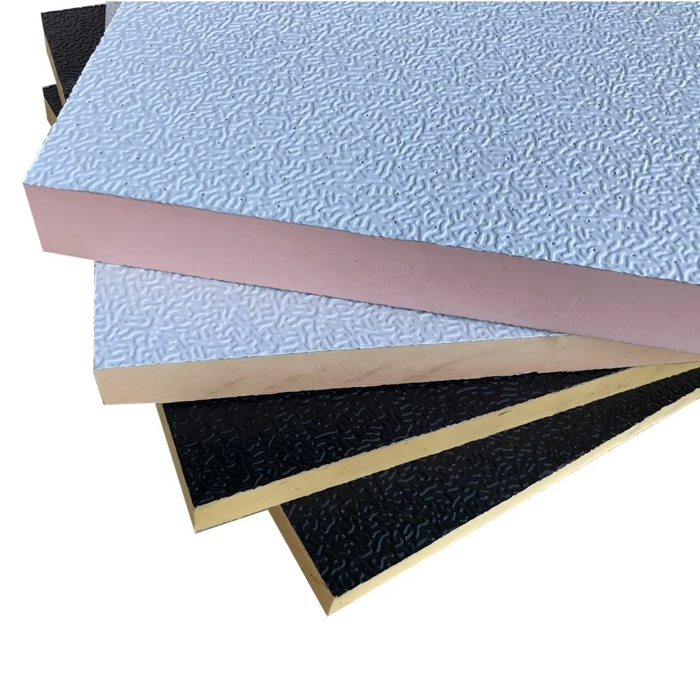 Modern Design Thermal Insulation Pre-Insulated Duct Panel Fiber Cement Glass Board with Aluminium Foil