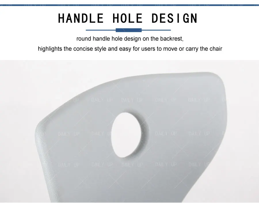 Stackable Household Chair With Thick Seat Metal Frame Office Chair Ergonomic Leisure Chair For Living Room Kitchen Dining