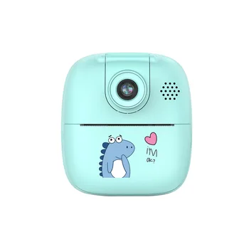 LKL Portable Kids Print Camera Instant Print Camera for Children Equipped with 2.0inch IPS Screen with Vivid Colors