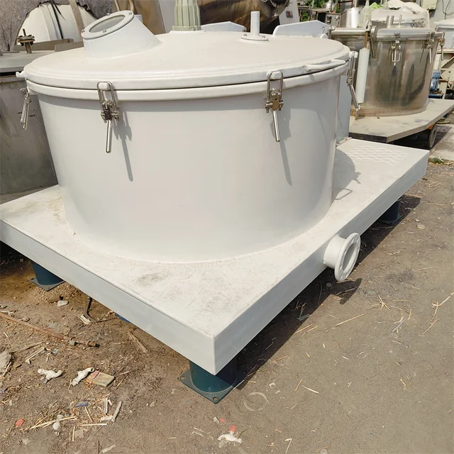 Solid-liquid separation equipment lined with plastic plate centrifuge, automated separation equipment