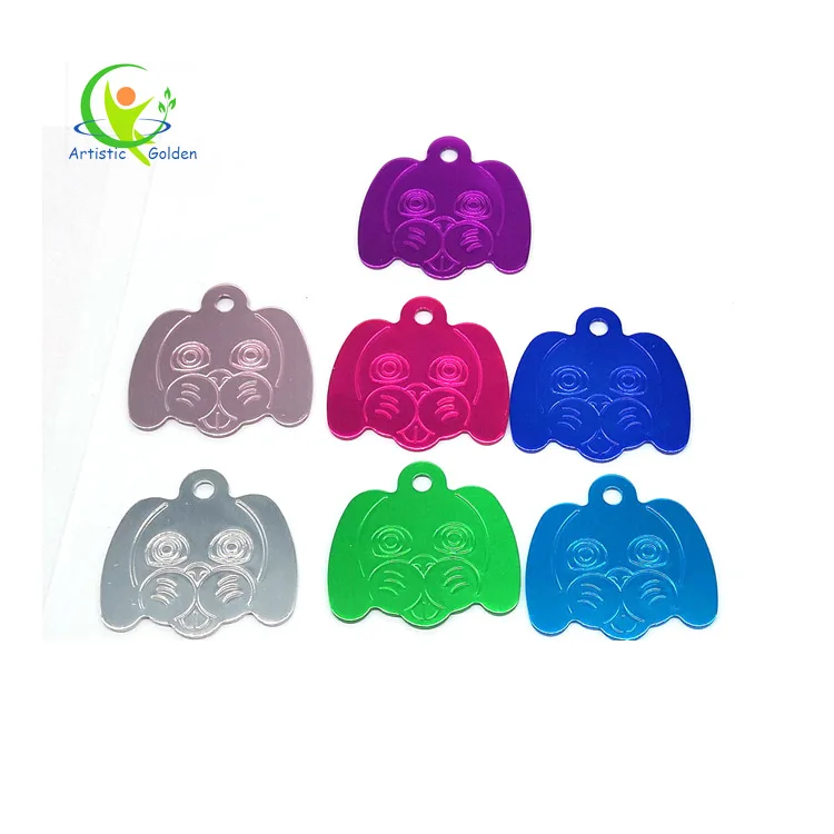 Бирка для собак с гравировкой металлическая алюминиевая нержавеющая сталь на