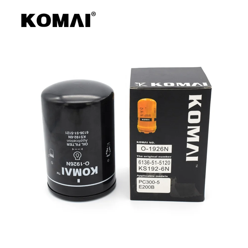 Cartridge Oil Filter 6136-51-5121 for Komatsu WD-420-3, 99.9