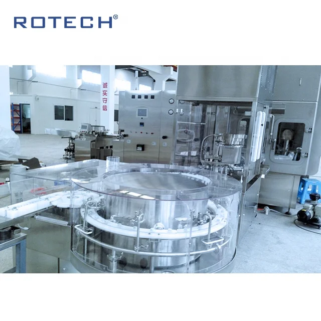 Фармацевтическая линия по производству колпачков для наполнения пудры флаконов под ключ