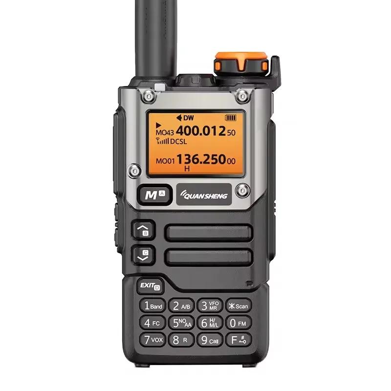ワイドバンドラジオ　UV-K5(8)　 航空・船舶・チャンネルメモリー増加タイプ Quansheng-walkie-talkie Uv k5 (8),ポータブル,fm双方向ラジオ