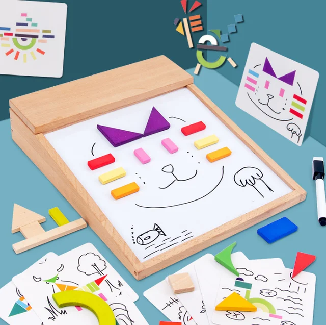 new style wooden toys magnetic drawing board wooden magnetic