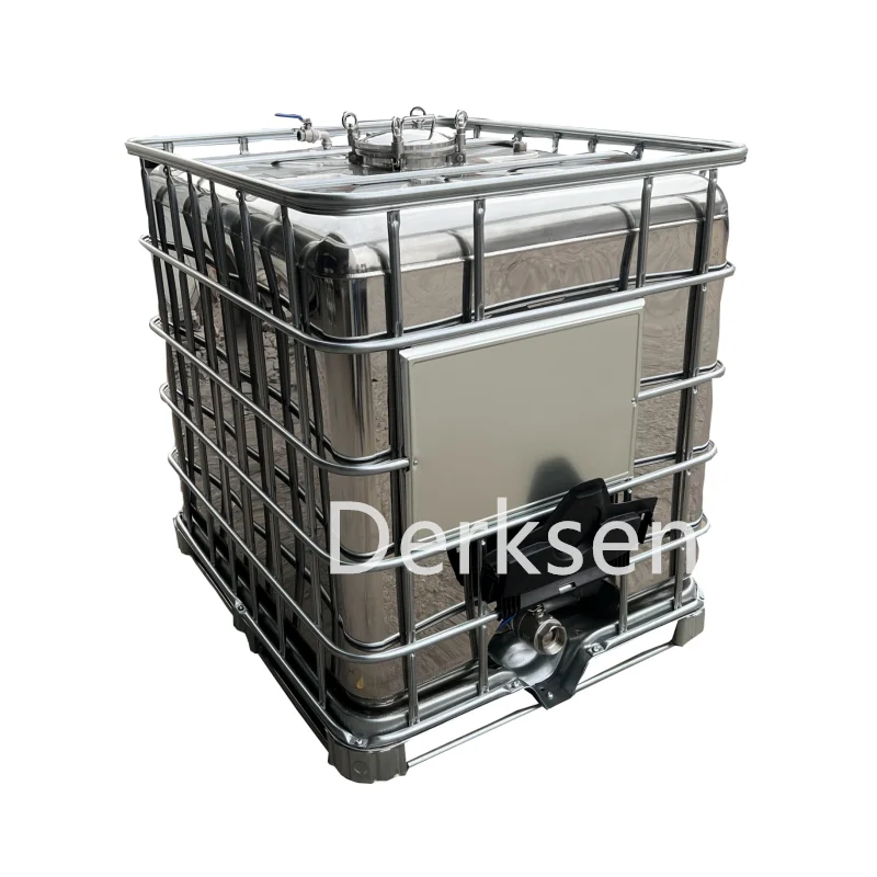 330 галлон из нержавеющей стали 304 1000 л IBC резервуар для воды Ibc 1000l /2000l/3000l Un31ay контейнеры