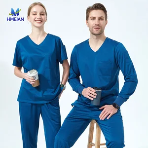 Custom Factory Women's Comfortable Medical Uniforms Nursing Scrubs Medical Scrubs Uniforms Sets