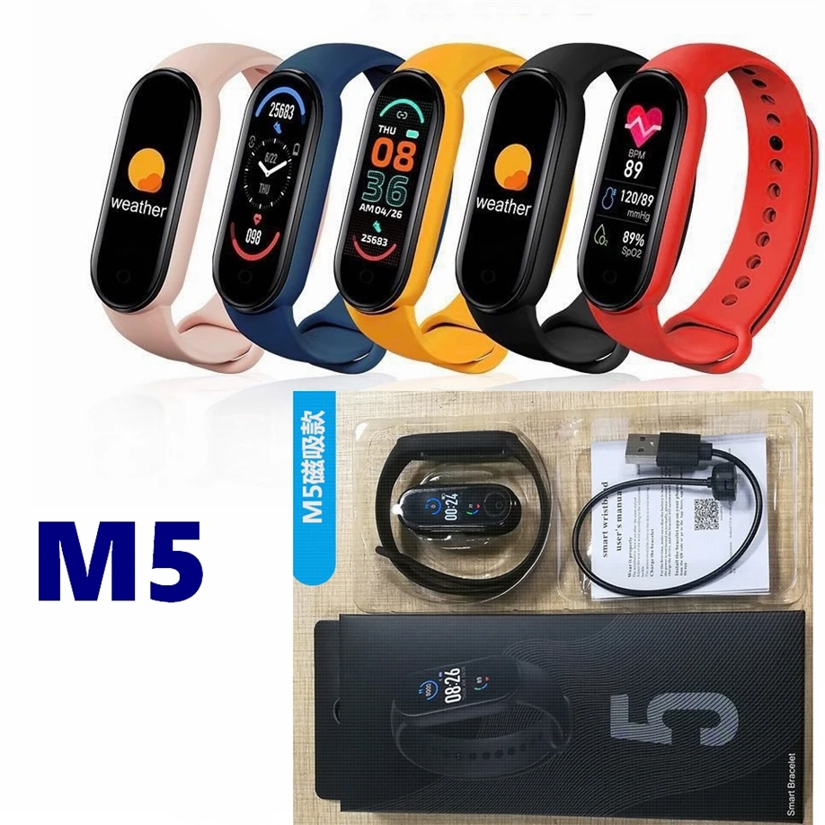 M3 pro smart 2025 band waterproof fitness tracker