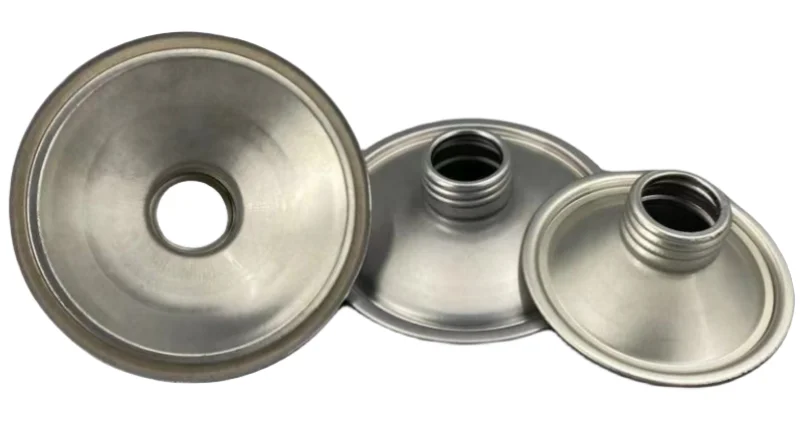 High quality Manufacturer metal can 307 cone top with 24mm screw opening for brake fluid oil packaging