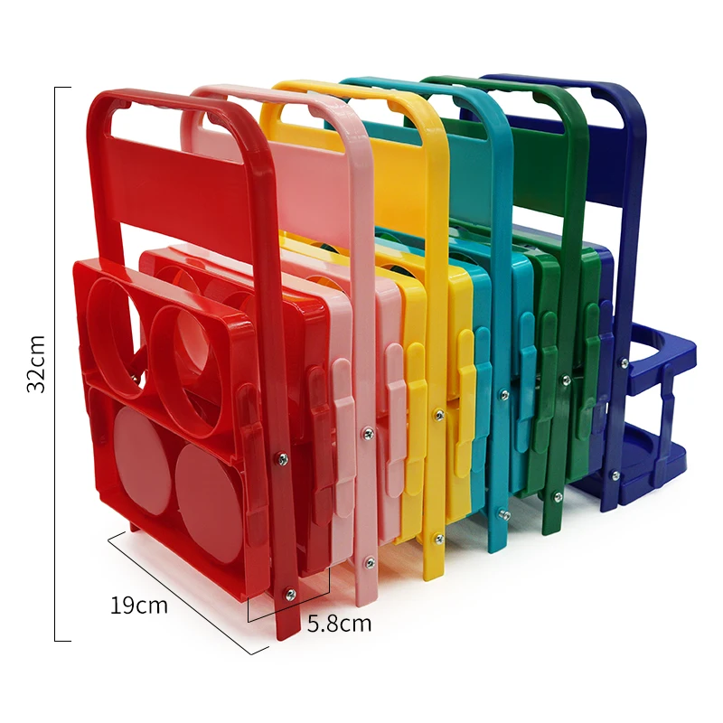 Wine 4 Carriers Holder Plastic Bottles Foldable Drink Juice Soda