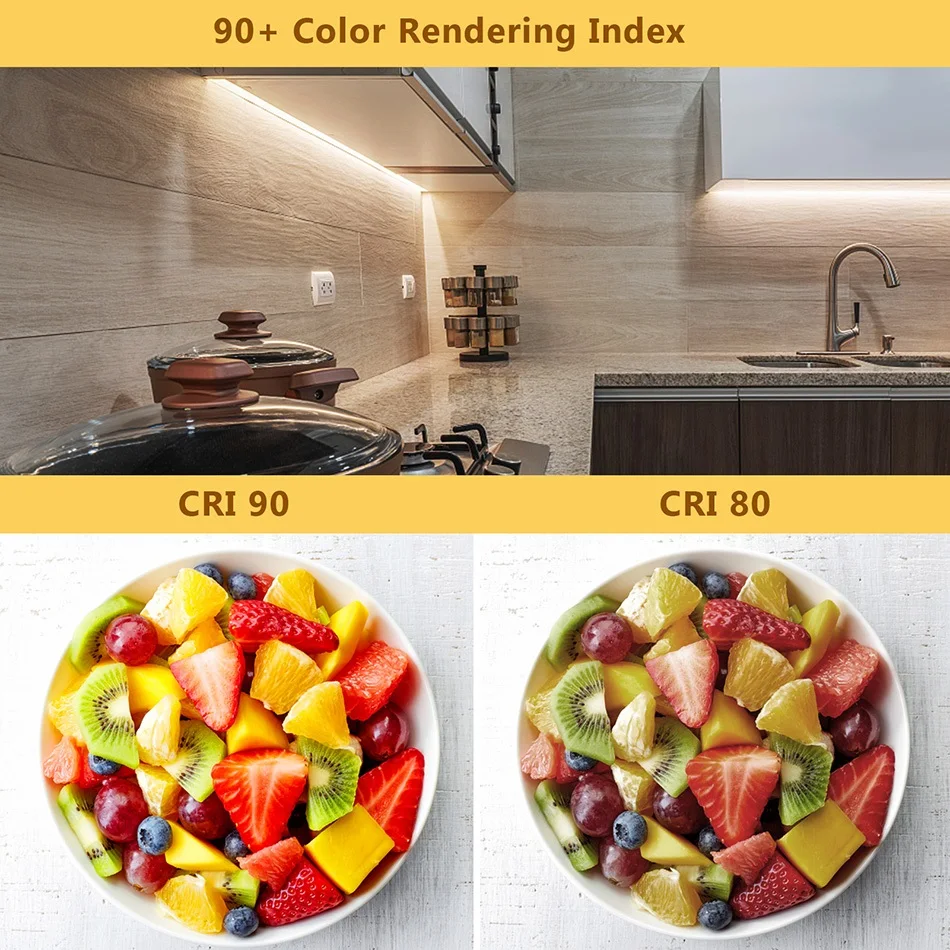High Brightness CRI 90 COB LED Strip - Flexible & Dimmable