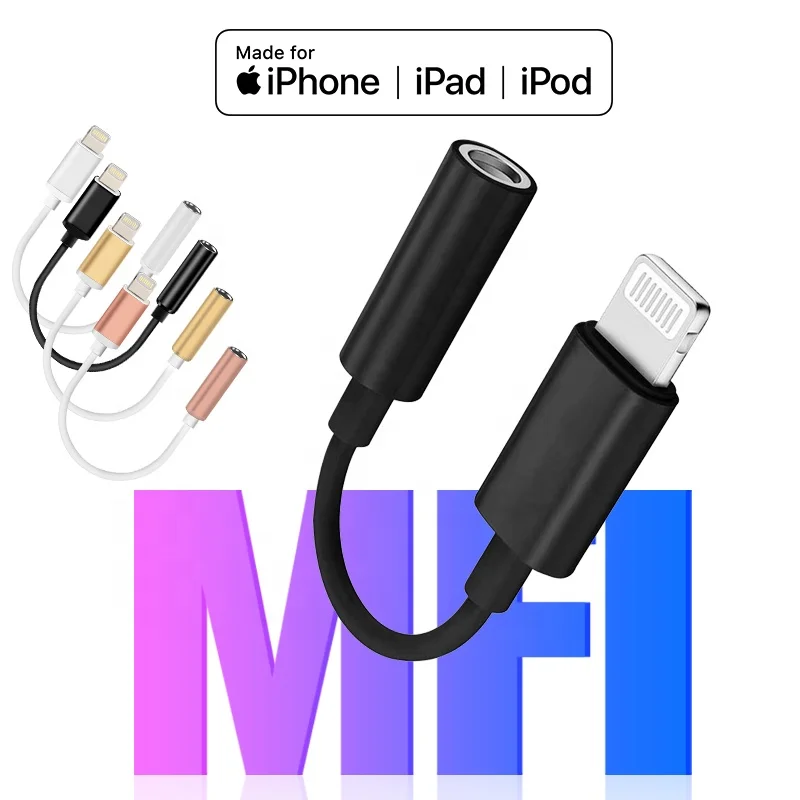 Переходник для наушников с 8pin на 3,5 мм для Iphone 7 8 X