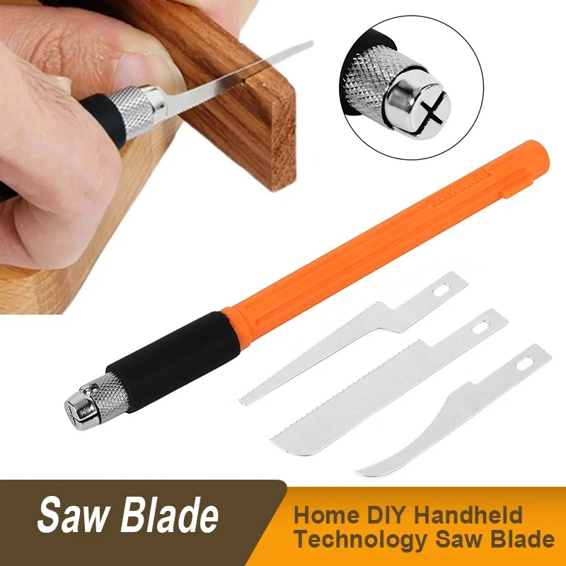 Prozwee Model Craft Hand Saw Kit(with 14PCS Saw Blades),Modeling Knife Hacksaw Tool,DIY Mini Prozwee Model Craft Hand Saw Kit(with 14PCS Saw Blades),Modeling Knife Hacksaw Tool,DIY Mini