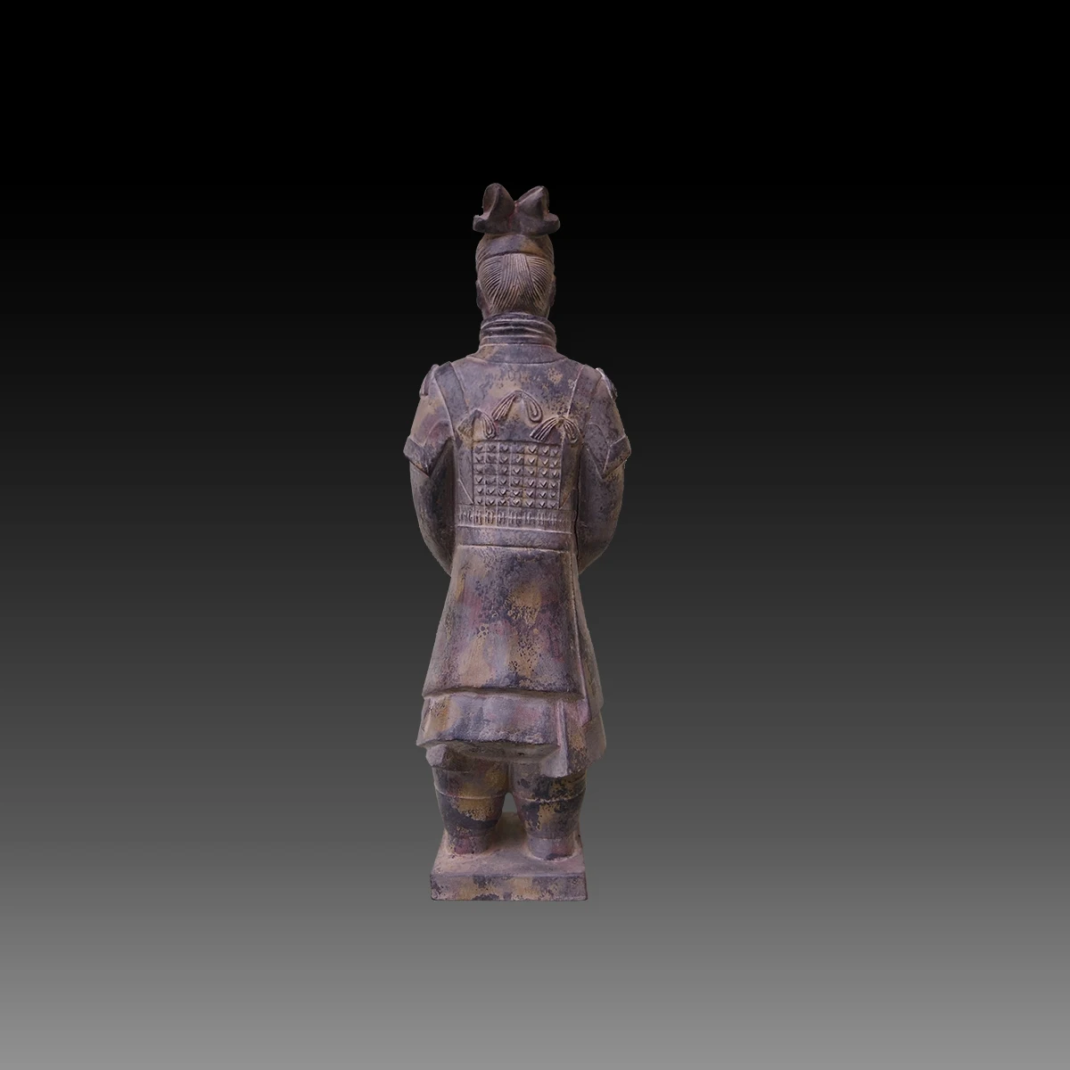 Chinese archaize Terra Cotta Warriors soldier Bronze crafts statue 