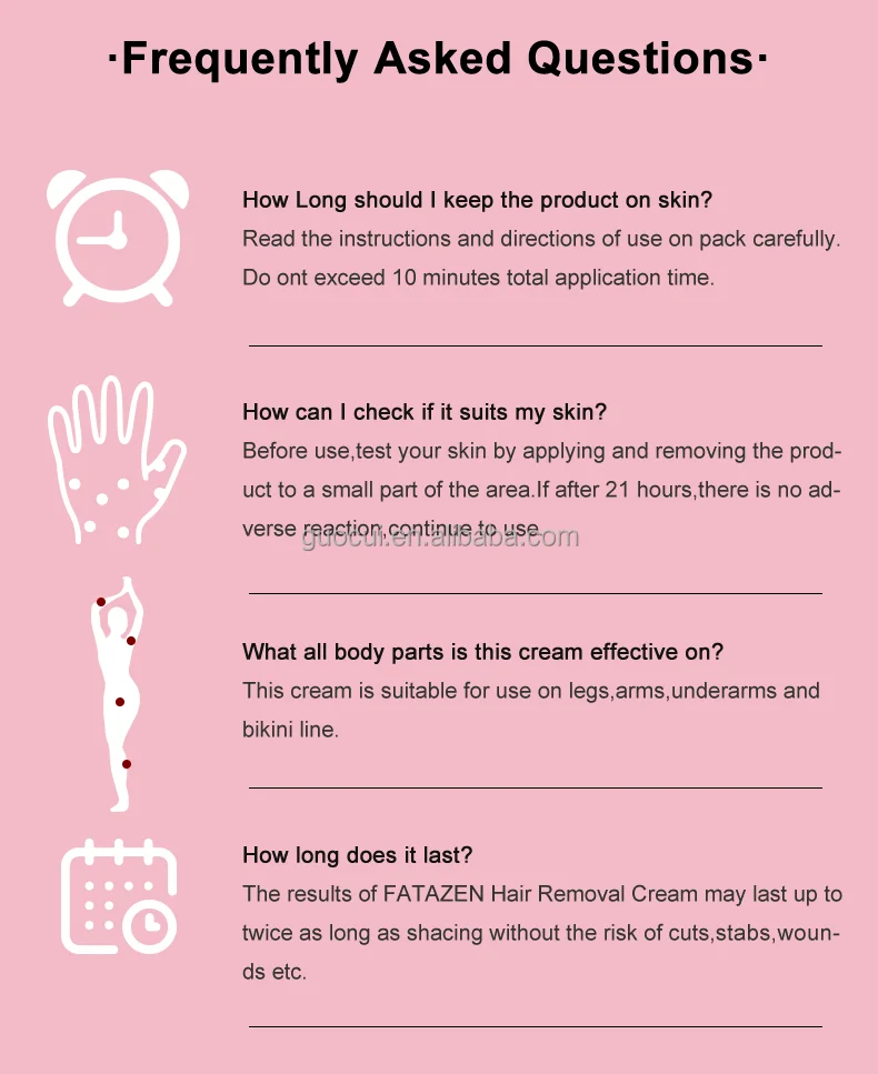 Painless No Odor Nonirritating Hair Removal Pubic Bikini Area