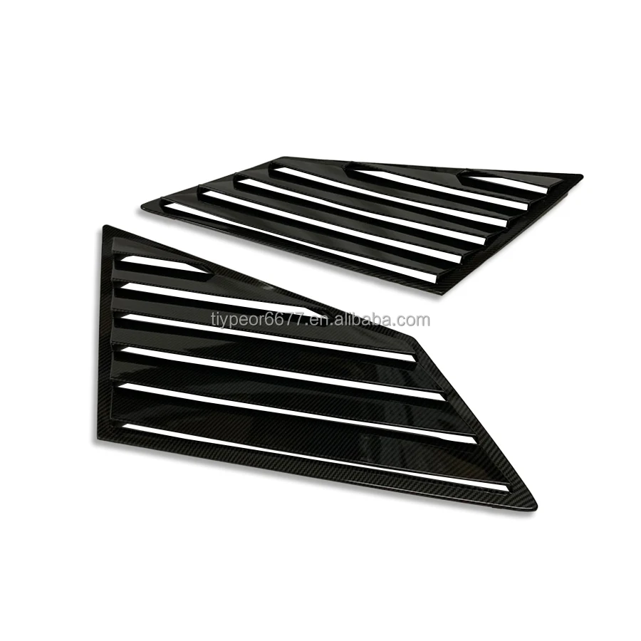 product tiypeor for kia kx5 sportage 2022   2023 rear side window louvers   air vent scoop shades cover blinds exterior accessories-10