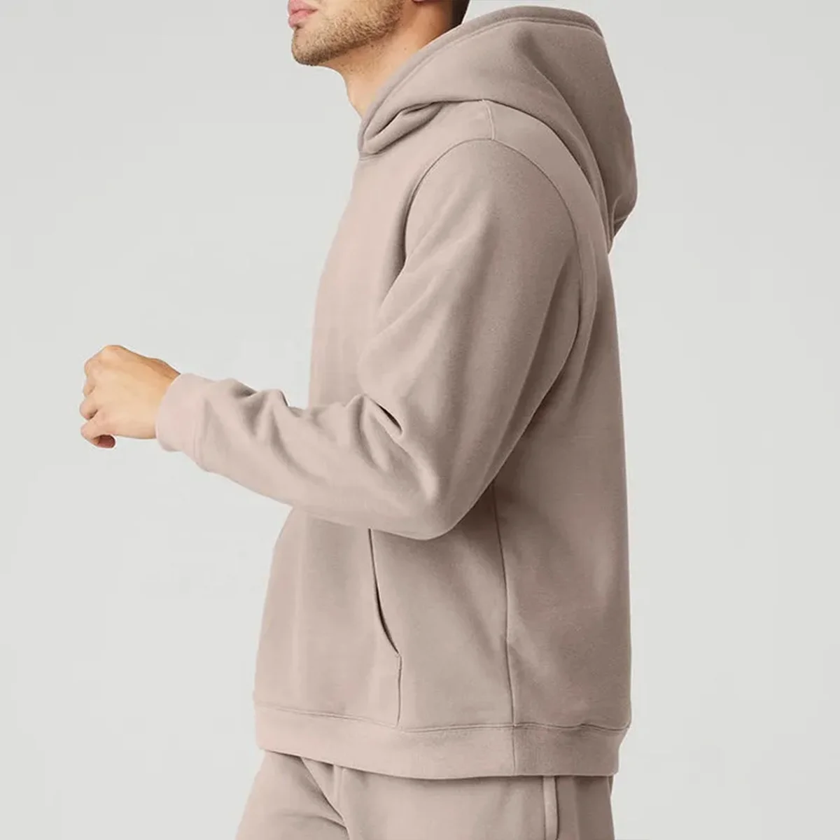 JL1026D Manufacturer Casual Oversized Thick Streetwear Cotton Fleece 3D Puff Printing No String Hoodies for Men