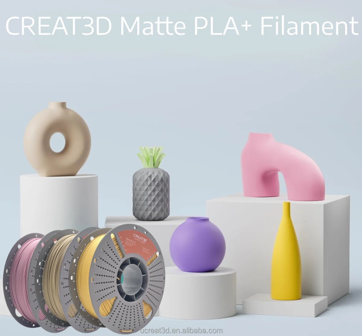 Creat3d Filament Creat3d Matte PLA+ 3D Printing Filament - High Speed & Toughness