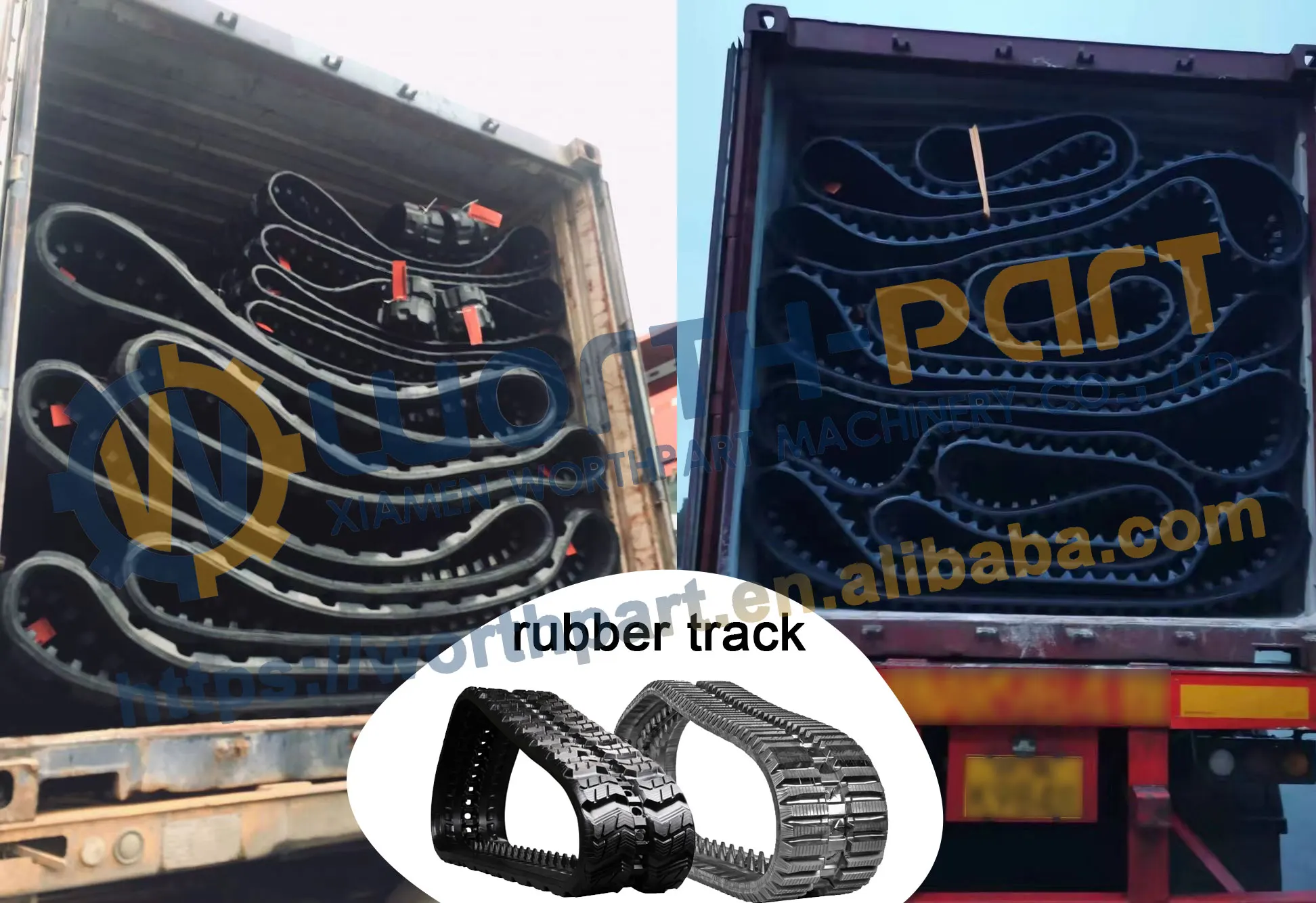 Hitachi Excavator Ex40-2 Ex75 Rubber Track, Hitachi Zx25