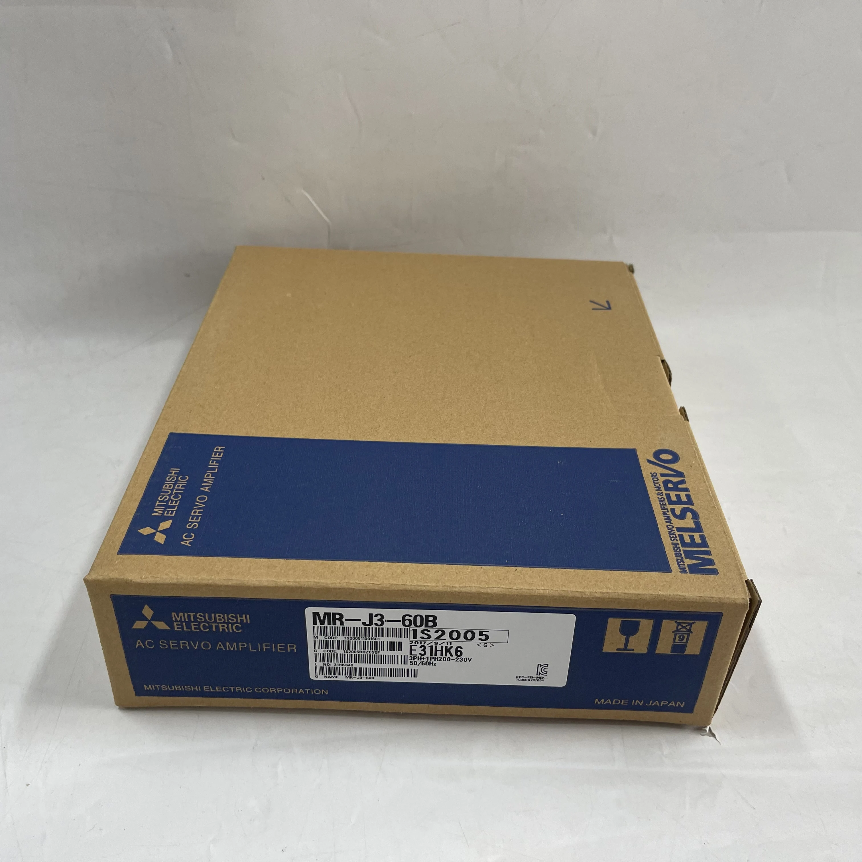 Mitsubishi MELSERVO J3 Series AC Servo Amplifier MR-J3-60B Mitsubishi MELSERVO J3 Series AC Servo Amplifier MR-J3-60B