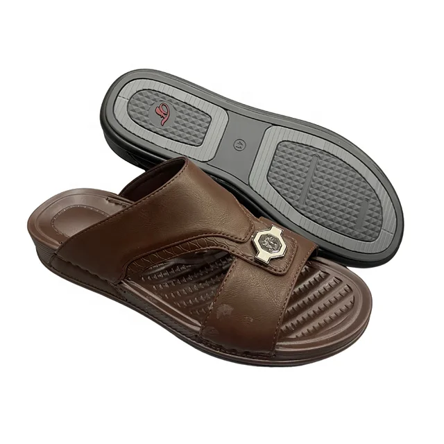2025 New Slippers Arabic Men's Sandals Wholesale Summer Soft Sole Fashion Casual Shoes Slippers