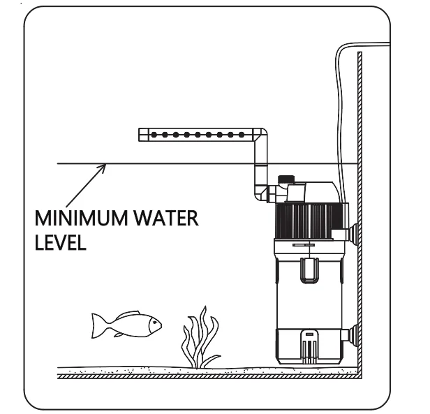 Freshwater And Seawater Adjustable Water Flow Fish Tank Aquarium