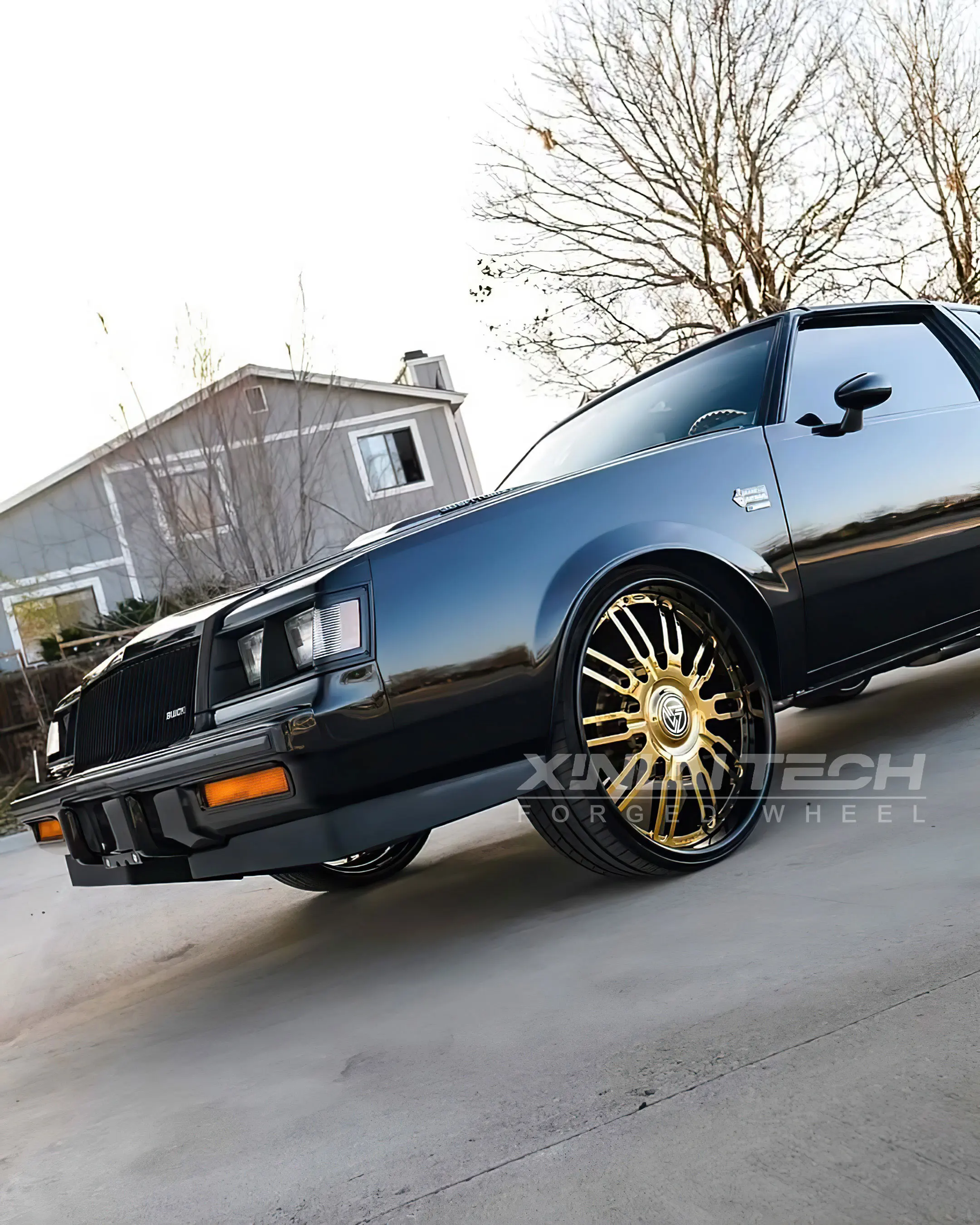 XL 2-piece Custom Forged Wheel Deep Concave Chrome Gold 5x120 5x112 5x114.3 17-24 Inch Wheel Rim for Dodge Chevy - Image 5