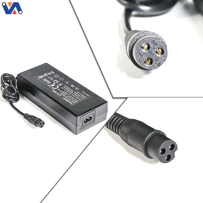 batch new image eu stock cq hlt 546v 2a electric scooter adapter accessories scooter battery charger for kukirin g2 pro-6