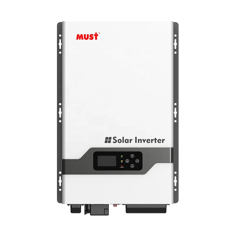 MUST US Stock Off Grid MPPT Hybrid Smart Inverters 5kw 12v 220v 3kw 3000w 5000w Solar Inverter 6kw for Home