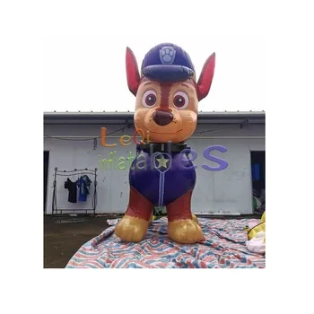 Paw Dog Patrol Custom Animal Cartoon Character Inflatable Paw Dog Patrol Model Outdoor Advertising Dog Model For Decoration