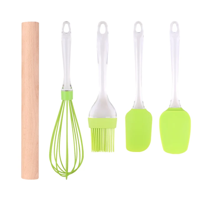  Silicone Spatulas Set, Rolling Pin, Cookie Cutters