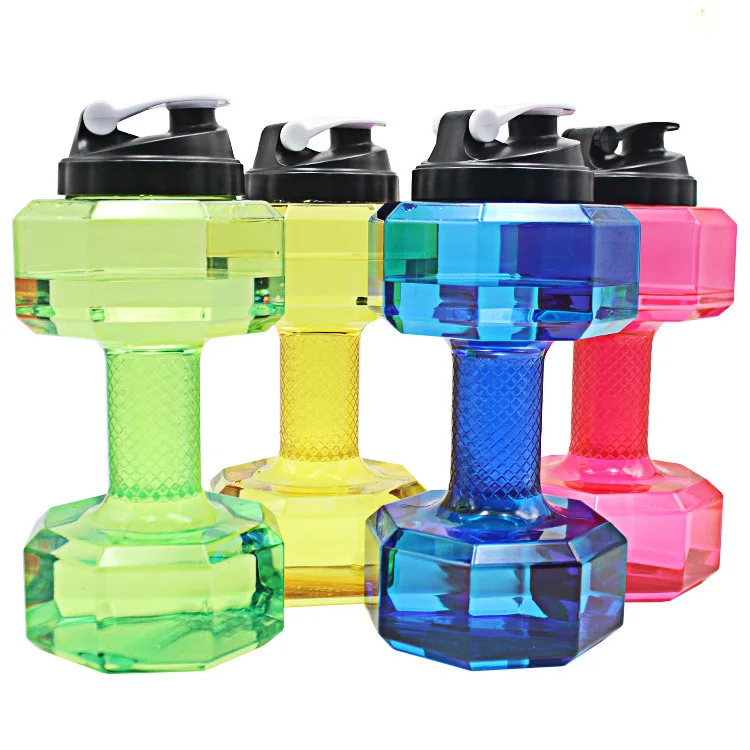 2.2L Water Bottle Dumbbell Shaped Fitness Gym Training Cup for Sports  Exercise