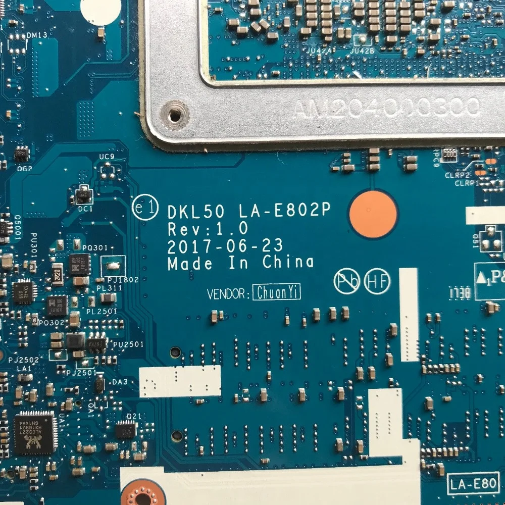 dkl50 la e802p motherboard