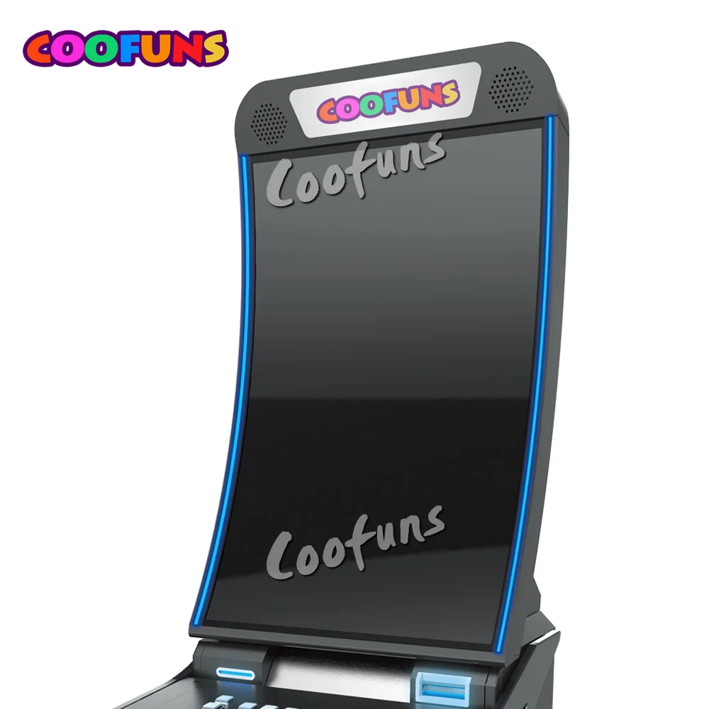 Hot Selling Metal Materials 43 Inch Curved LED Touch Monitor Skill Game Board Arcade Machine with Nudge Games