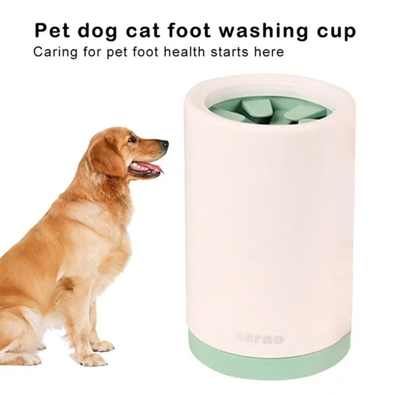 2022 Dog Paw Cleaner Cup Soft Silicone Brush Pet Foot Washer Cup Quickly Wash Dirty Cat Foot
