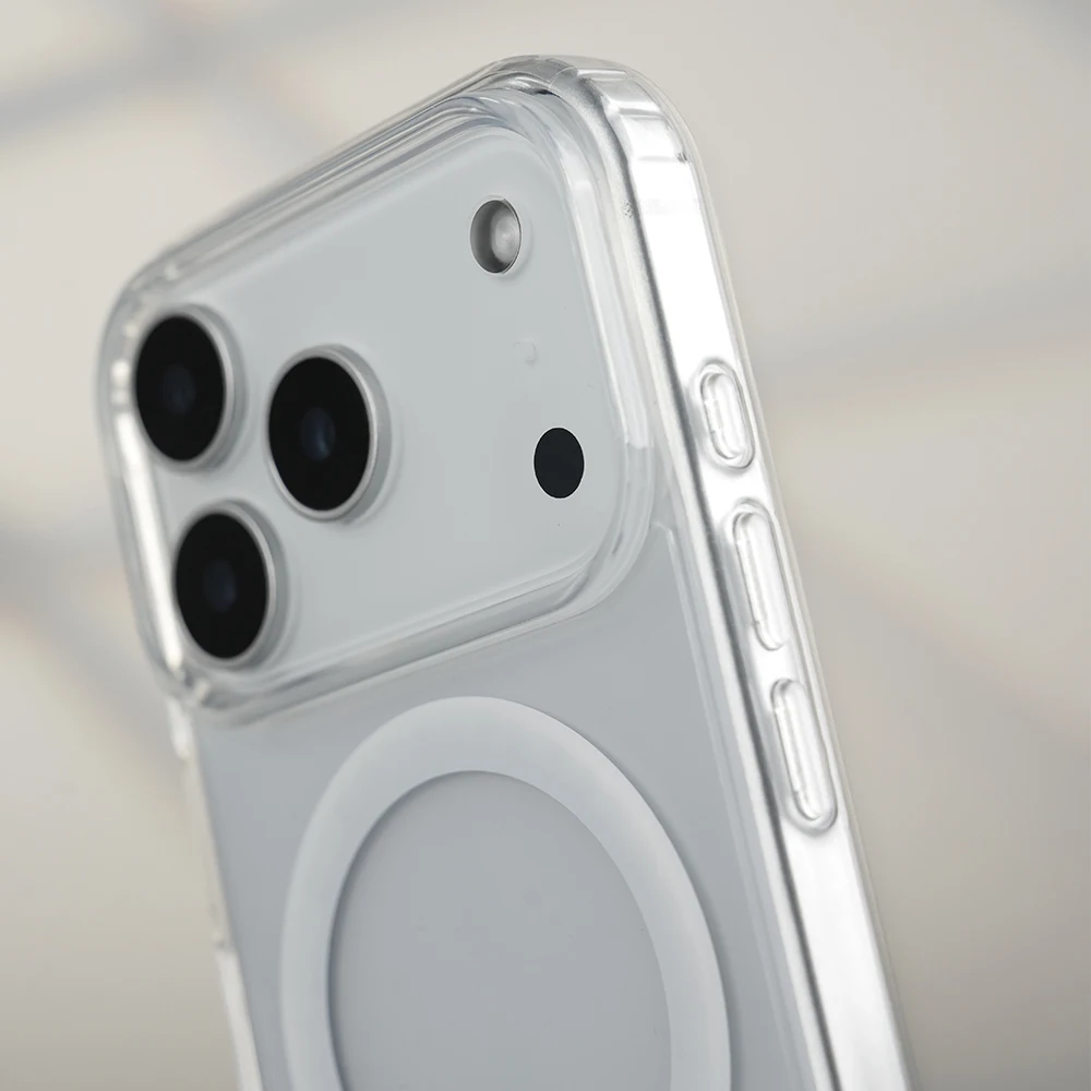 product clear cell phone cases anti drophighly competitive acrylic clear magnetic mobile phone cases for iphone 17 pro max 15 pro max-2