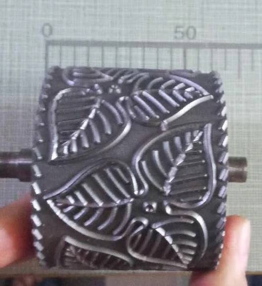Customized Pattern Size Sewing Roller Ultrasonic Lace Sewing Machine Embossing Roller Pattern Ultrasonic Lace Roller