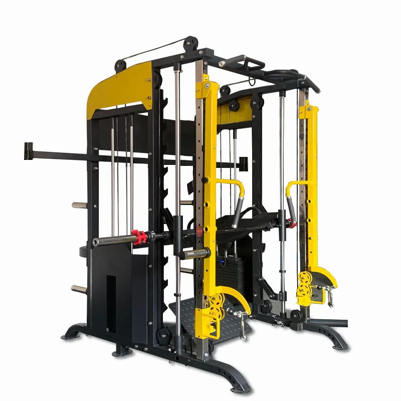All in One Multi Power Multi-functional Gym Equipment Trainer  with Weight Stack  Smith Machine