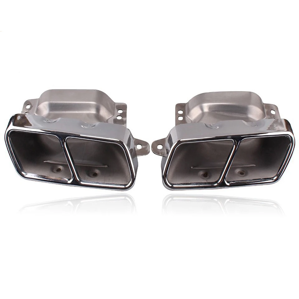 Universal Exhaust Muffler Tips For Mercedes W221 S350 Gl Ml W166 X164