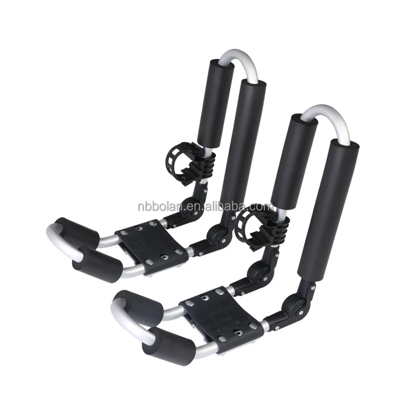 Double Kayak Rack Car Roof Rack Car Top Kayak Carrier Folding Rack With