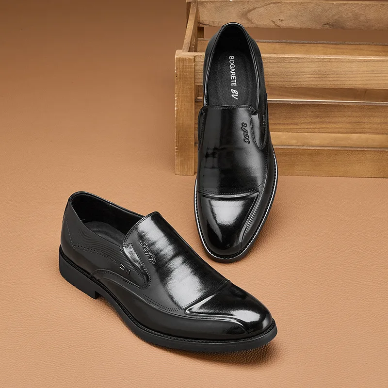 New Men's Fashion Retro British Style Fashion Trend Slip on - Main Image