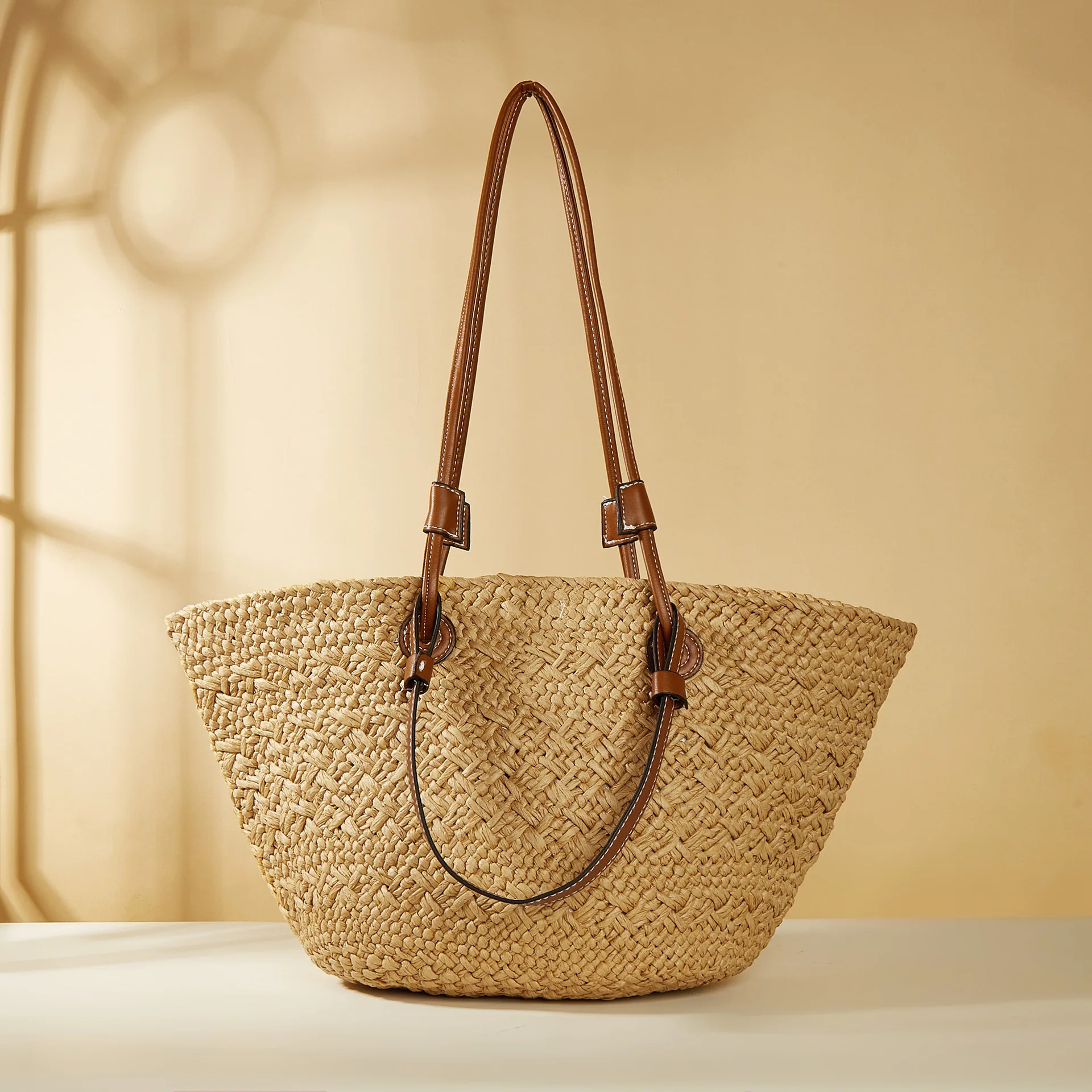 Wholesale Designer Rattan Straw Bag - Perfect Beach Tote