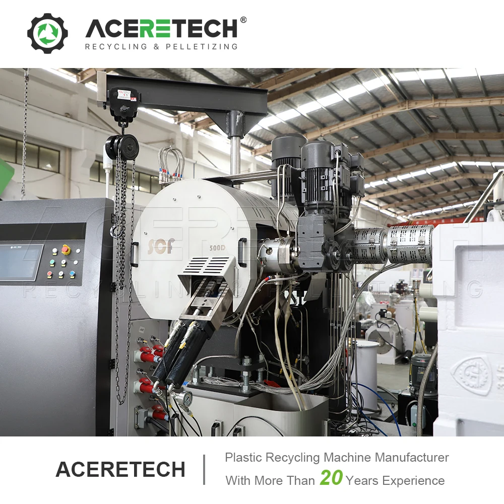 New Product SCF Automatic Self Cleaning No Mesh Melt Filter for Plastic Recycling Extrusion Machine