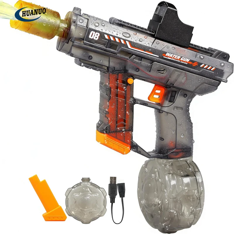 Elektrische Wasserpistole Für Kinder Und Erwachsene Mit Lichtern,Automatische Wasserpistolen,Spritzblaster Für Poolparty,Strand,Outdoor-spielzeug,Wasserspielzeug