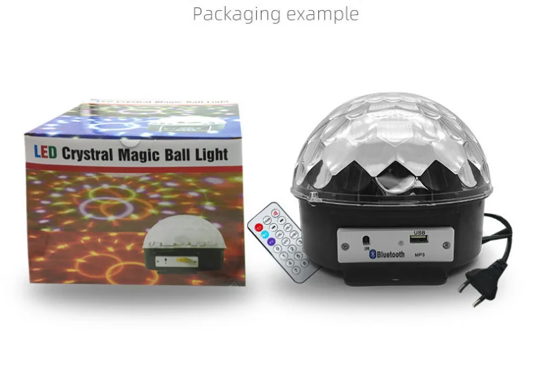 JK106 for Party RGB MP3 Led Magic Ball Light with bluetooth Speaker